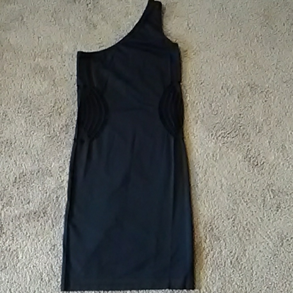Black mini dress